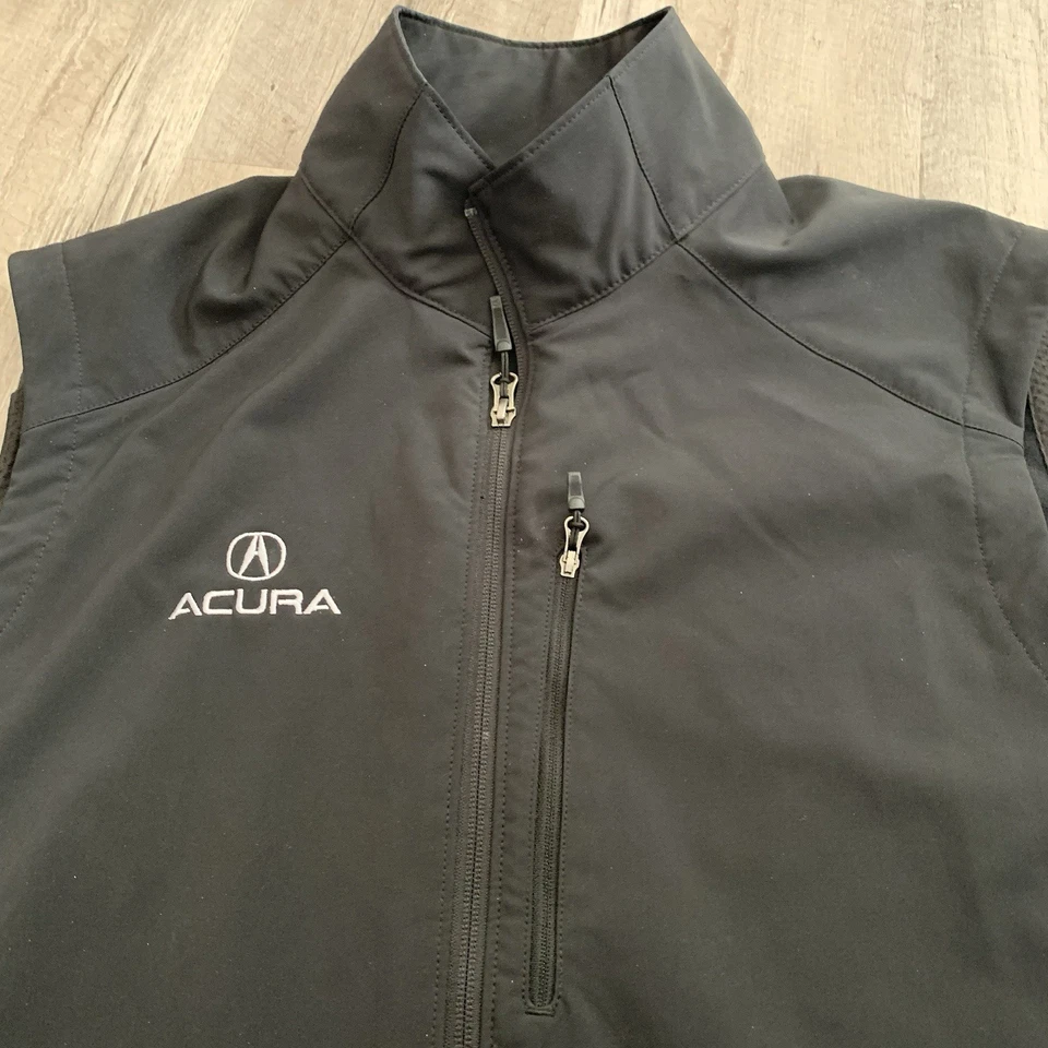 Chaleco Marmot Acura Para Hombres Talla XL Negro Cremallera Completa Suave Shell Bordado Logo Foto 3 de 4