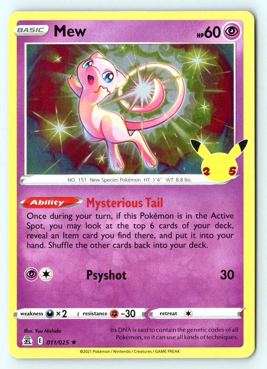 25+ Mew 011/025 Celebrations for sale | Updated Oct 2026