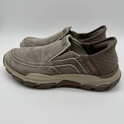 Skechers Respected Holmgren Taupe Men Size 8.5 Athletic Goodyear Slip In Sneaker Skechers Men main image 4