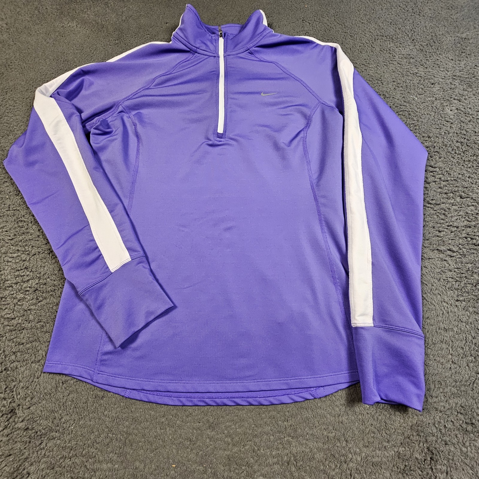 SACAI X NIKE Nike maglia running donna grande viola 1 4 zip manica lunga escursionismo passeggio golf