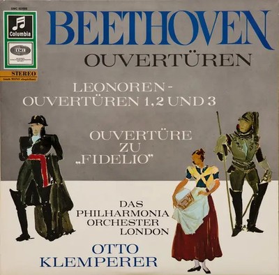 LP Otto Klemperer , Philharmonia Orchestra Beethoven Ouverturen Leonoren-Ouvert
