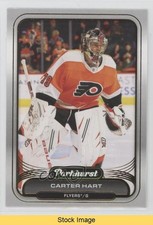 2023-24 Upper Deck Parkhurst Gold Foil Carter Hart #213 READ 9jn