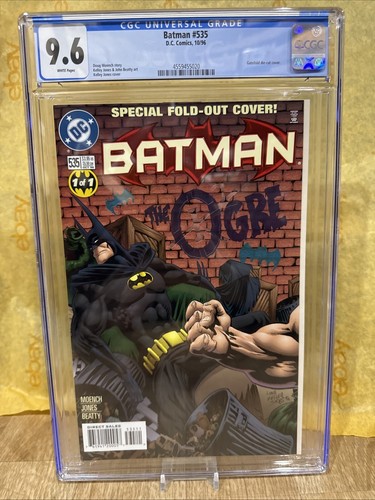 BATMAN #535 Die Cut Fold Out OGRE Appearance! 1996 DC Cgc 9.6 Graded Comic New