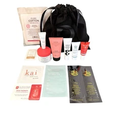 Skincare & Hair 12 Piece Sample & Travel Mini Gift Set High End Dermstore