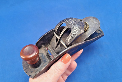 Antique Stanley Rule & Level  No. 110 Shoebuckle Block Plane  Type 2