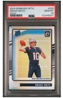 Drake Maye - 2024 Donruss Optic #229 HOLO - PSA 10 Gem Mint - Patriots