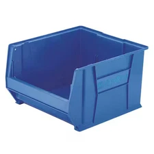 Akro-Mils 30289Blue Storage Bin, Plastic, Blue, 12 In H, 18 1/4 In W, 23 7/8 In
