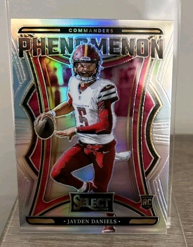 Jayden Daniels Rookie Phenomenon Silver Prizm - 2024 Panini Select #2