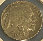 1937 P Buffalo Nickel **Free Shipping**