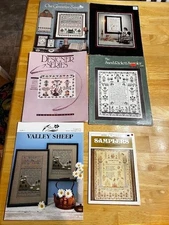 Classic Cross Stitch Samplers - Lot of 5