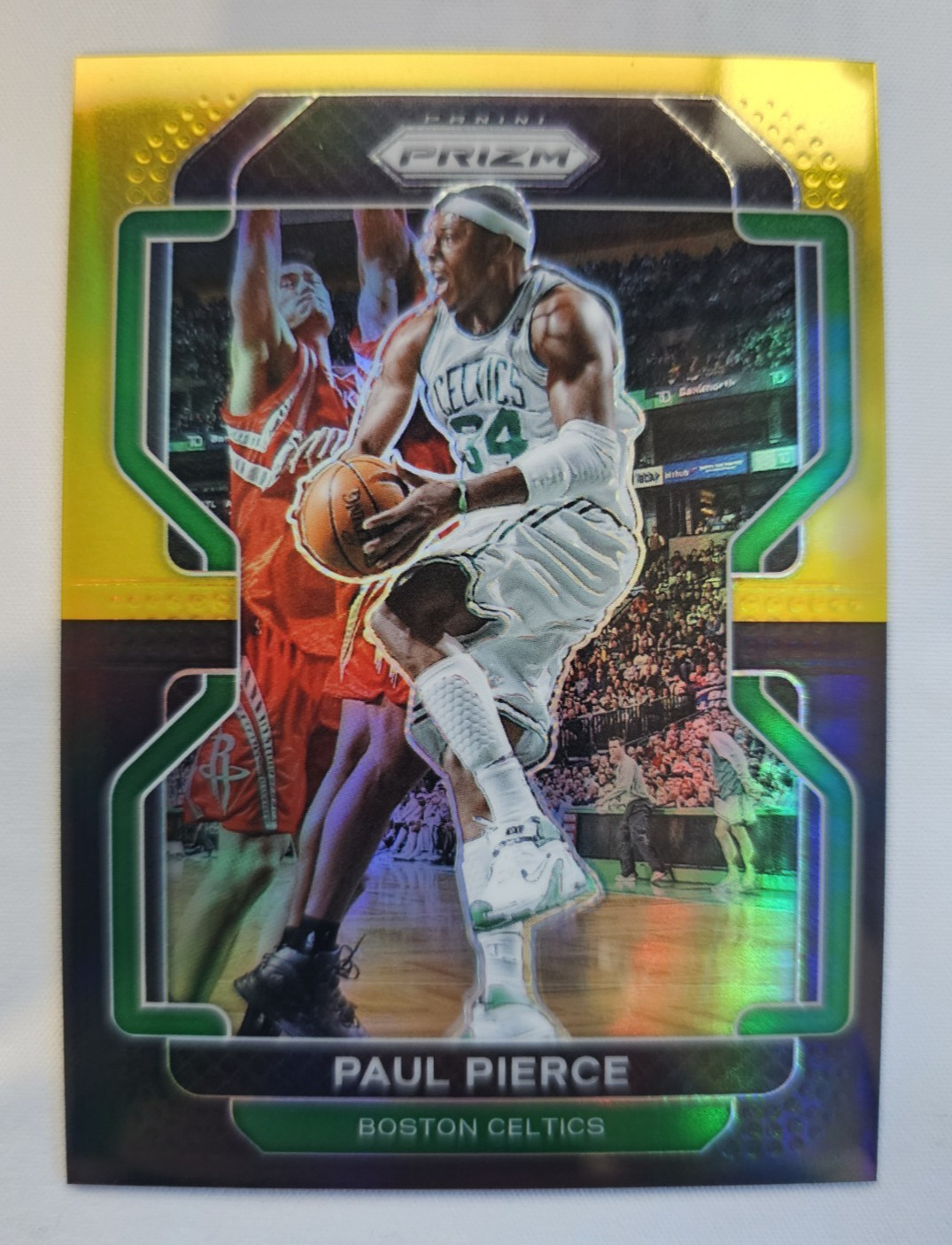 2021-22 Panini Prizm #243 Paul Pierce Black Gold Prizm #'d /5 HOF Super Rare