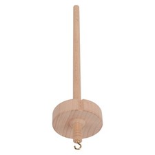 Beech Wood Drop Spindle For Hand Spinning Yarn Portable Top Whorl