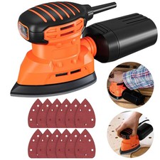 130W Electric Sander Hand Held Mouse Sand Machine DIY for Painted Wood, Wall New