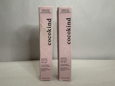 (2 Pack) - Cocokind Peptide Fine Line Eye Gel - .5 FL OZ each