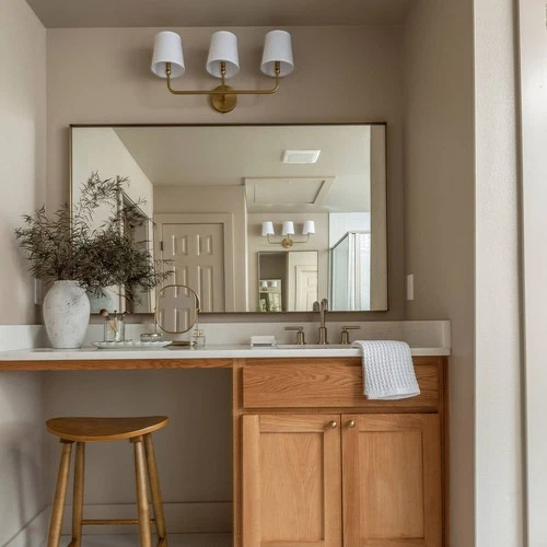 Dawson 25 1/2" Wide Aged Brass 3-Light Vanity Bath Light - Picture 5 of 5