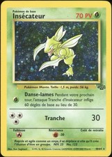 2000 Pokemon FRENCH Unlimited Jungle Insector-Scyther Holo 10/64 EX