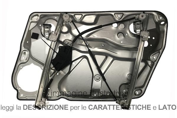 Alzacristallo Meccanismo Anteriore 5 Porte Skoda Superb 2002-2008 Sinistro