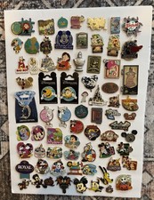 Disney Trading Pin Lot of 70 - New, Vintage, DLP, Tokyo, Disneyland, WDW, LE, LR
