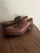 Bergamo Italian Brown Leather Derby Shoes