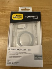 OtterBox SYMMETRY SERIES Magsafe Case for iPhone 15, 14 and 13 - Clear- NIB