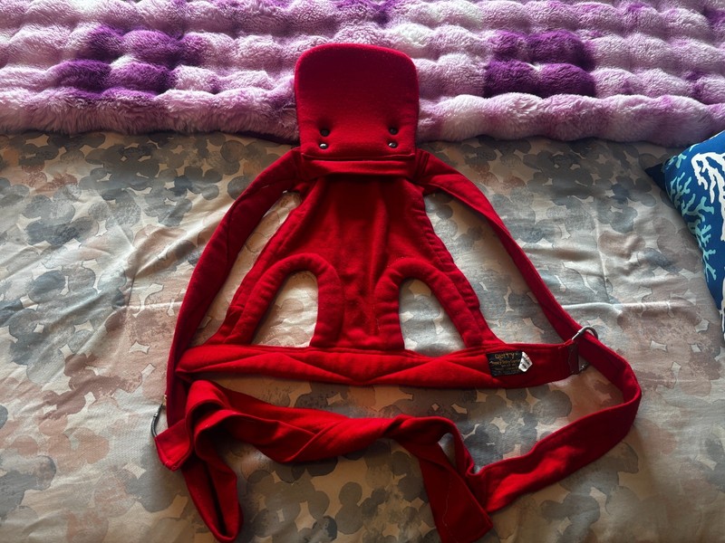 Gerry Gerico Red Happy Baby Carrier 70s Front or Back Hiking Outdoor Vintage