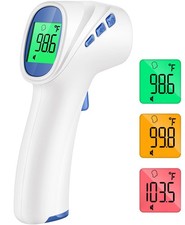 Forehead Thermometer for Adults and Kids, Digital 1 Count (Pack of 1), White 