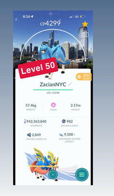 Shiny zacian NYC Pokemon Go NEW YORK