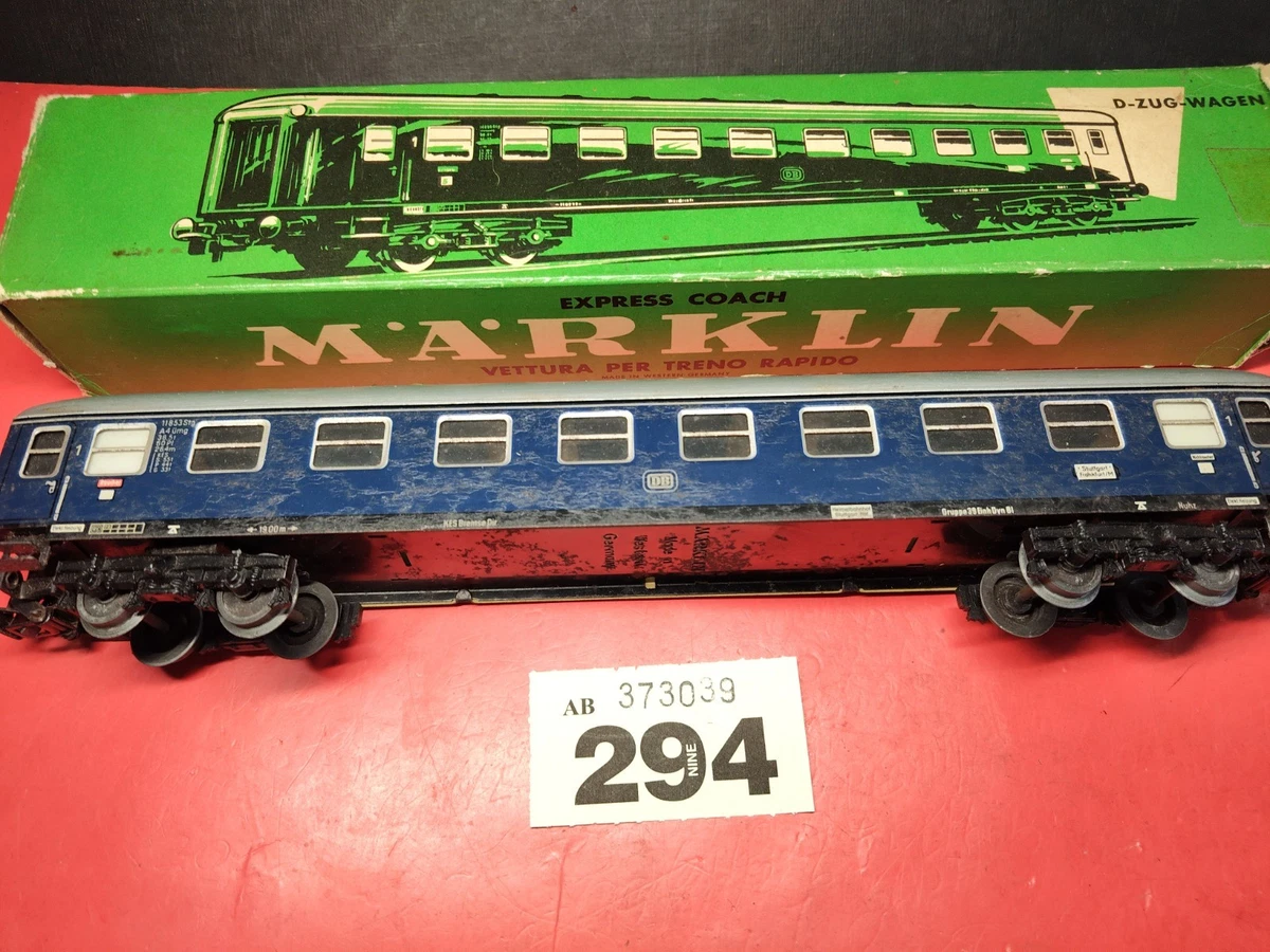MARKLIN - HO - Ensemble de trois wagons - 1970 - Wagon lit,... - VENTE