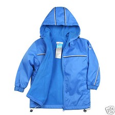 NEW Baby Toddler Kid Child Boy Cozy Fleece Jacket Coat Hooded Blue 1-6 Yrs old