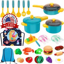 Cocina Para Ni as De Juguete Accesorios Cocinita Regalos Para Ni as, Pots Y Pans