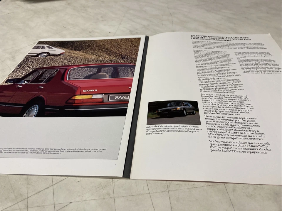 Saab 900i 1984 Catalog Brochure Advertisement Automobile - Image 4 of 4
