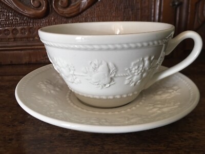 Wedgwood Festivity Te Cup, Teetasse mit Musterteller ohne Karton