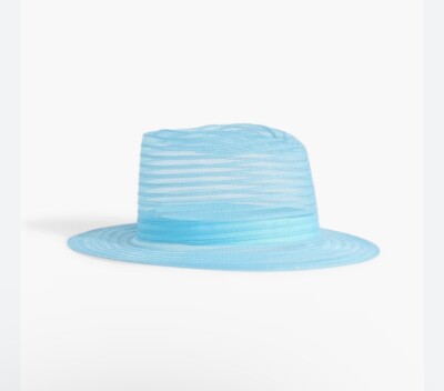 Eugenia Kim Blaine Hat Neon Blue One Size NWT | eBay display picture 1