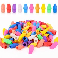 125 Pack Pencil Erasers Pencil Top Erasers for Kids Bulk Small Eraser Pencil ...