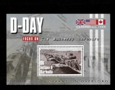 Antigua 2004 - D-Day, WWII - Souvenir Stamp Sheet - Scott #2773 - MNH