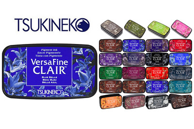 Tsukineko Versafine helle Tintenpads - verschiedene Farben (9 x 5,5 x 2,25 cm)