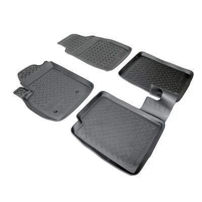 3D Tapis De Sol En Caoutchouc Pour Fiat Panda 2003-2012 NORM - Photo 1/4