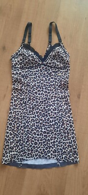 H&H SHAPING UNTERKLEID Animal Print S NEU