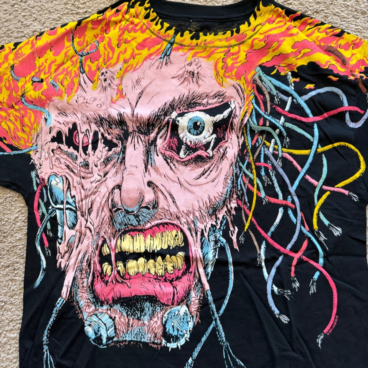 Liquid Blue Overload Wolverine AOP Graphic T-Shirt Brand New Mens