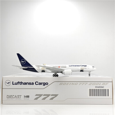 1:400 JC Wings Lufthansa Sargo BOEING B777-200F Airplane Diecast Aircraft Model