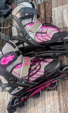 Schwinn Girls' Inline Rollerblades with Adjustable Size 5-8