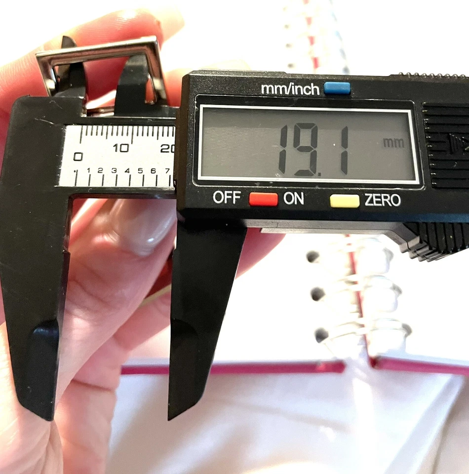 1pcs Silver Chrome Rectangle Quick Release Cloak Clasp Suits 20mm Strap - Image 3 of 4