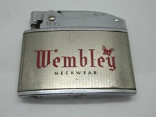 Wembley Neckwear Vintage CIGARETTE LIGHTER advertising Bill Vaughn old clothing