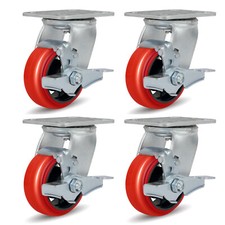 4 Inch Caster Wheels Heavy Duty,Capacity800-3200LB