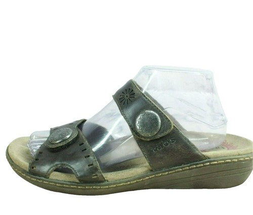 Taos Pyramid Taupe Leather Snakeskin Wedge Sandals Bronze  display picture 1