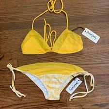 New Rachel pally 2 pc bikini bottom mesh Naxos