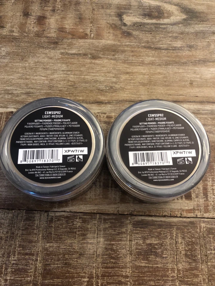 2 NYX Can't Stop Won't Stop Setting Powder " Light- Medium CSWSSP02 New Sealed - Image 2 of 2