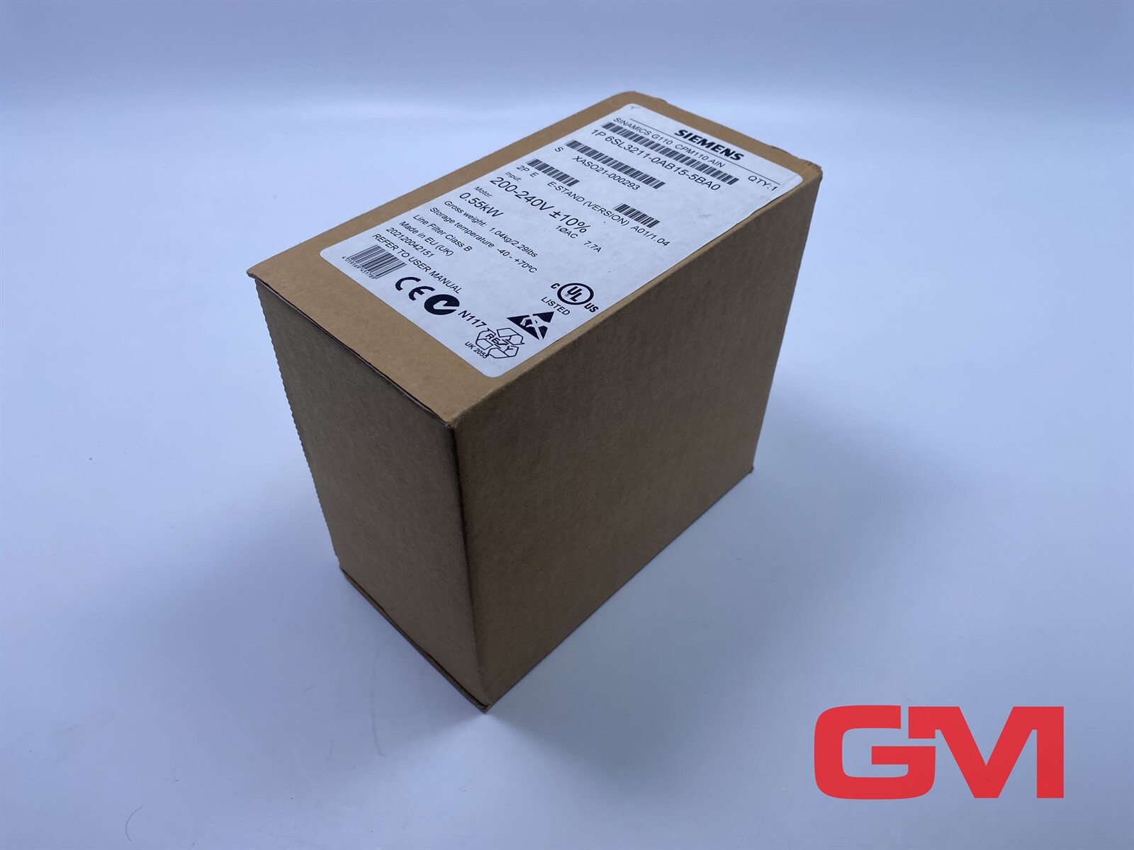 Siemens Inverter 6SL3211-0AB15-5BA0 AC Drive SINAMICS G110 CPM110 AIN A01/1.04