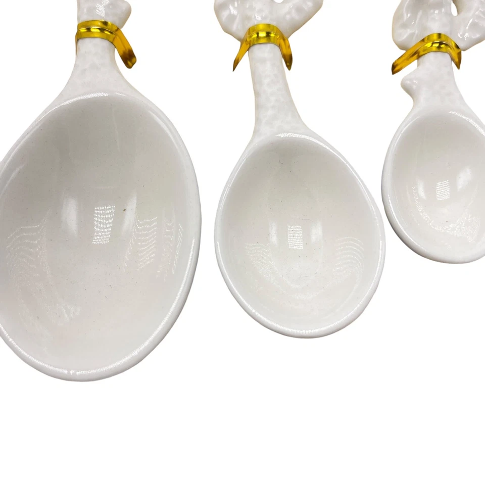 Anthropologie Seahorse Spoon Measures White Ceramic Beach House Hostess Mom Gift - Image 3 of 3