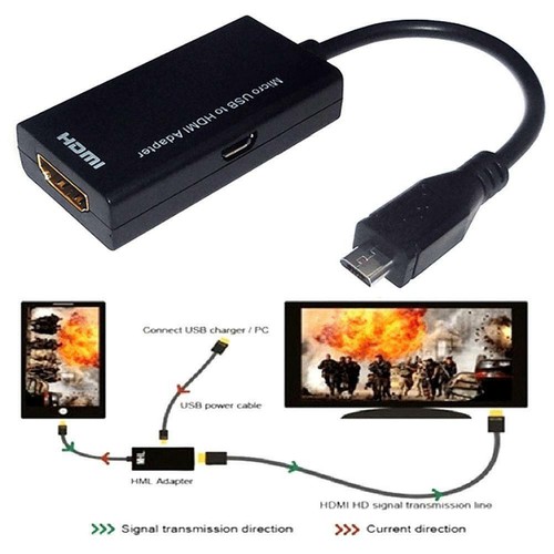 MHL Micro USB 2.0 to HDMI Adapter Cable for Android Phone Smartphone Tablet TV - Picture 4 of 10